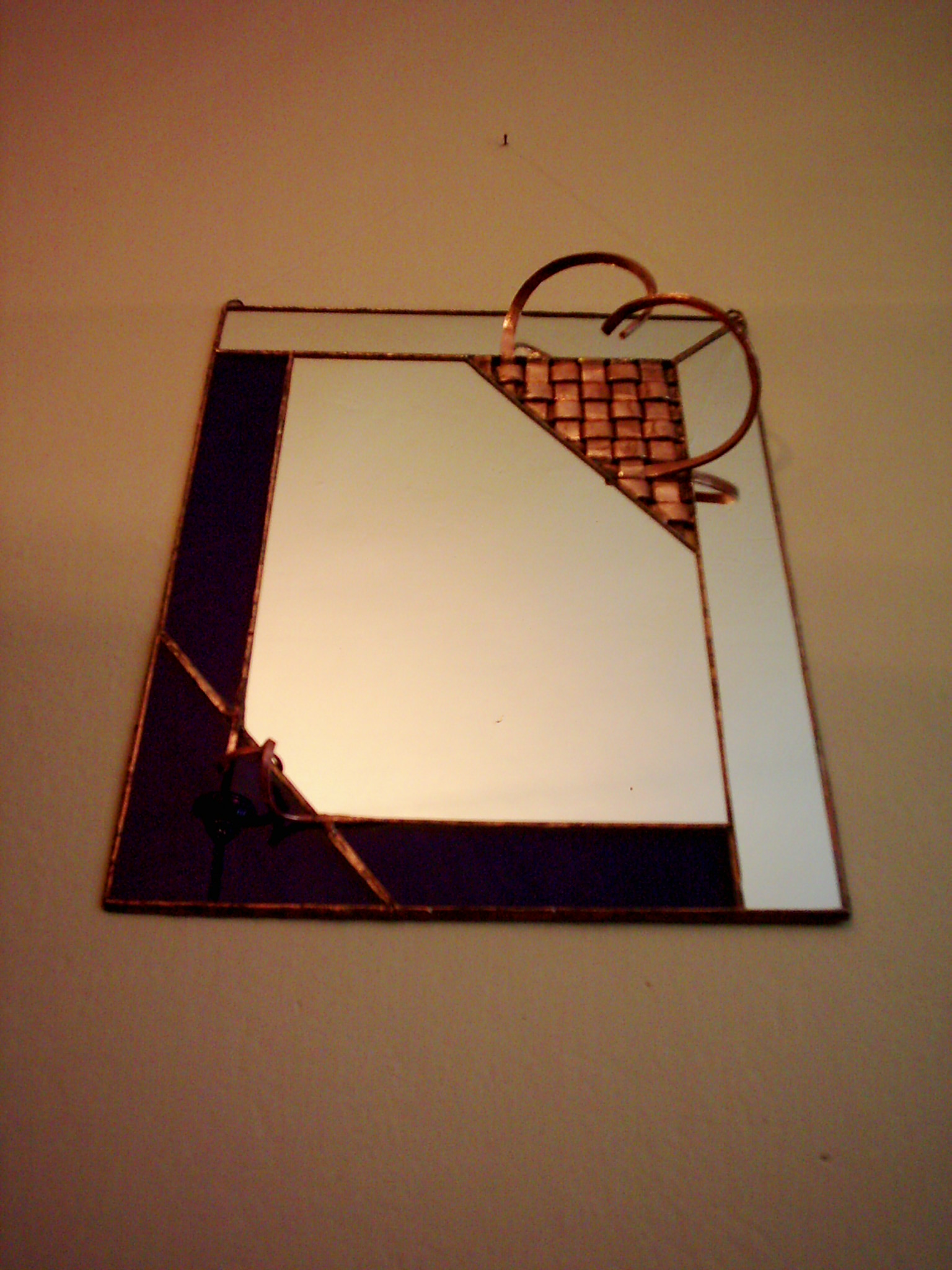 07.) Pletené zrcadlo